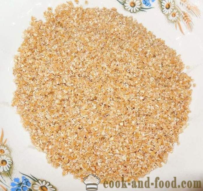 Cómo cocinar el cereal de trigo con leche - paso a paso las fotos de la receta