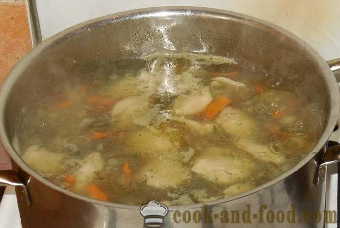 Sopa de verduras con albóndigas - cómo cocinar sopa con albóndigas - receta de la abuela con fotos paso a paso