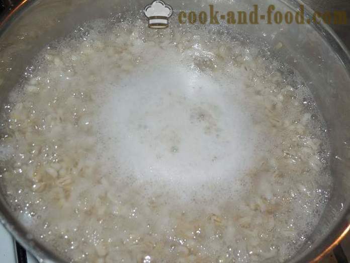 Delicioso gachas de cebada en el agua - un paso a paso la receta con fotos - cómo cocinar gachas de cebada