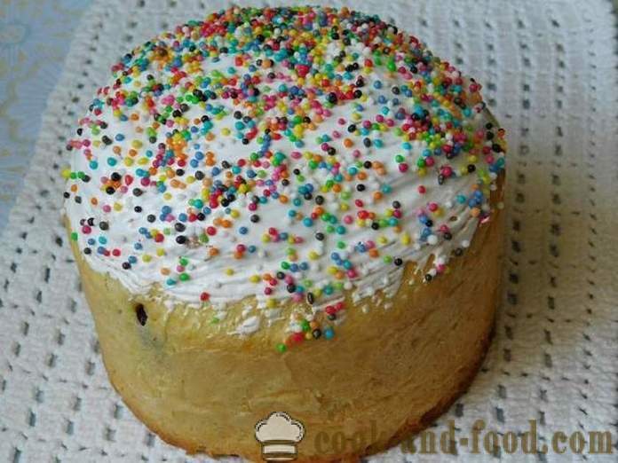 Torta sencilla y deliciosa crema pastelera en la máquina para hacer pan - un paso a paso la receta con la torta de fotos para los perezosos - cómo hacer un pastel en el horno de pan