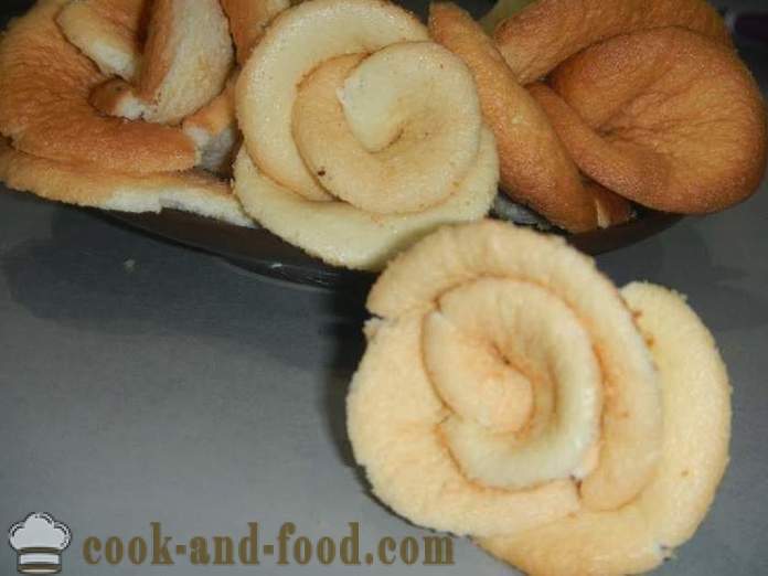 Galletas caseras Roses - Como hacer un hermoso ramo de rosas de galletas - un paso a paso de la receta fotos