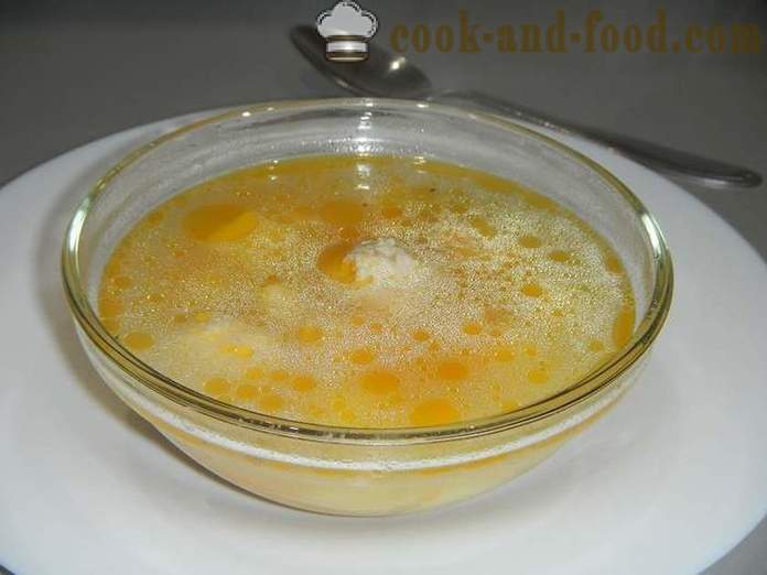 Deliciosa sopa con albóndigas y fideos - una receta paso a paso con fotos cómo cocinar sopa con albóndigas