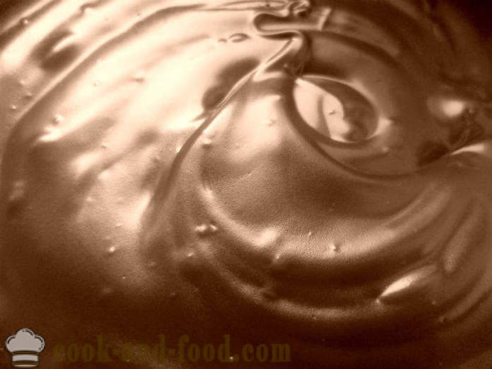 Crema de chocolate y glaseado de leche - una buena receta de cómo hacer el glaseado de chocolate