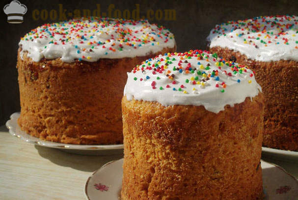 Pastel dulce Sdobny con leche - la mejor receta para el pastel de pastelería de Pascua