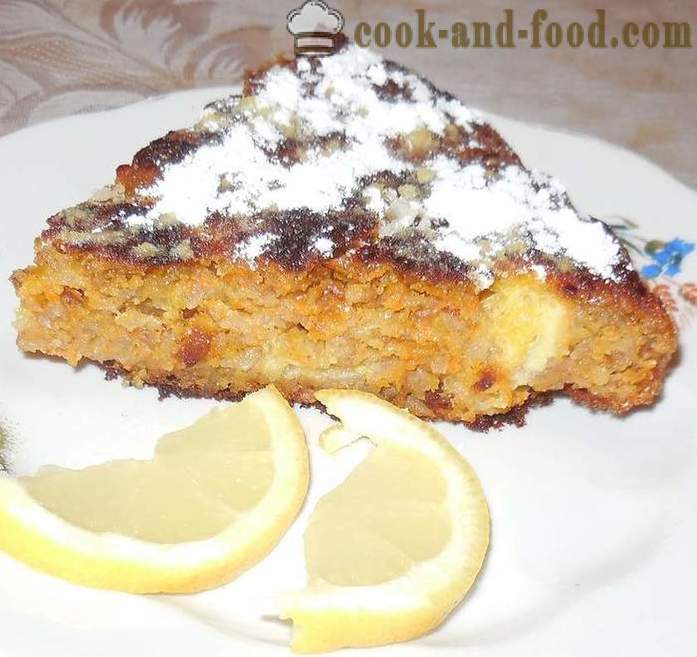 Pastel de alforfón dulce en multivarka - cómo cocinar un pastel en multivarka, paso a paso la receta con fotos.