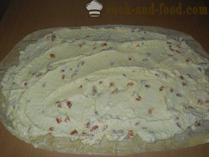 Pie de pan pita con queso crema - sencillo y delicioso pastel de pan de pita en multivarka receta con fotos.