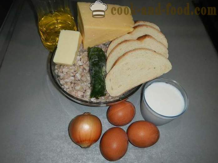 Albóndigas deliciosas rellenas con huevos y queso - cómo cocinar albóndigas con relleno, un paso a paso la receta con las fotos.