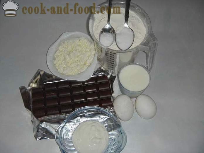 Albóndigas deliciosas con queso cottage bajo el chocolate y caramelo - Cómo hacer bolas de masa hervida con queso cottage, un paso a paso de la receta fotos