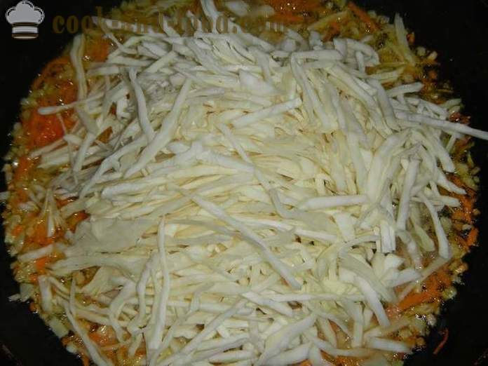 Guiso de verduras con patatas y col en multivarka, olla o sartén. Receta de cómo hacer estofado de verduras - paso a paso con fotos.