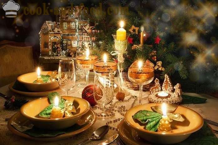 Decoración de la mesa de Año Nuevo - cómo decorar la mesa de Navidad para el 2016 año del mono (con fotos).