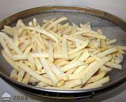 Cómo freír las patatas en una sartén: sabroso, con una corteza, crujiente, al igual que las patatas receta con vídeo y fotos