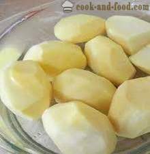 Cómo freír las patatas en una sartén: sabroso, con una corteza, crujiente, al igual que las patatas receta con vídeo y fotos
