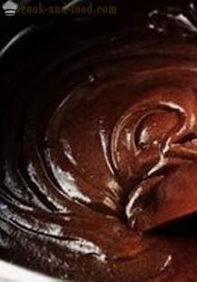 Tarta de chocolate - sencilla y deliciosa, fotoretsept incrementales.