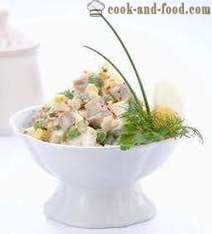 Ensalada: clásicos ingredientes de la receta, historia, composición, Olivier, cocina, ensalada.