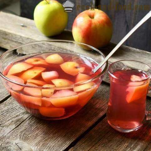 Receta para la compota de manzana, fresa y pera
