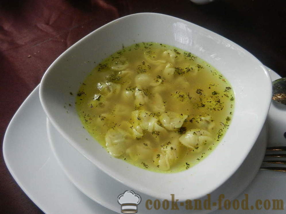 Sopa de Ucrania con albóndigas, recetas de cocina