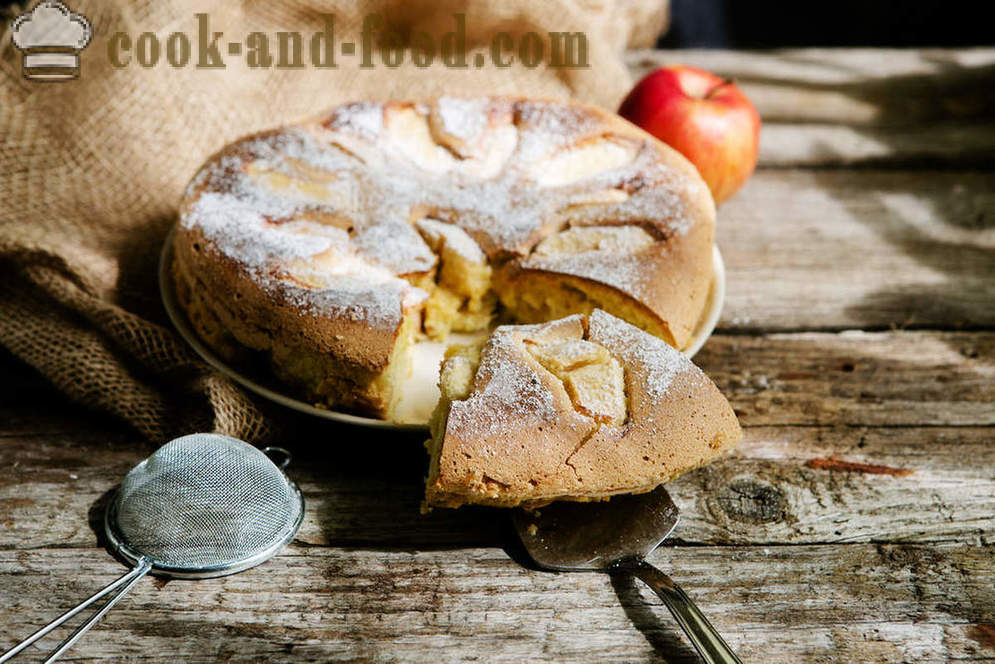 Recetas para microondas: tarta de manzana