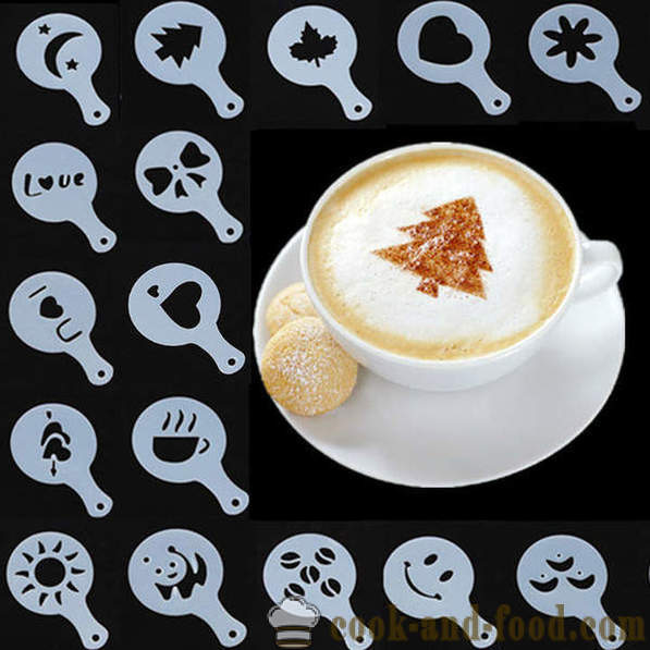 Dibujos de café: café con leche arte de la pintura
