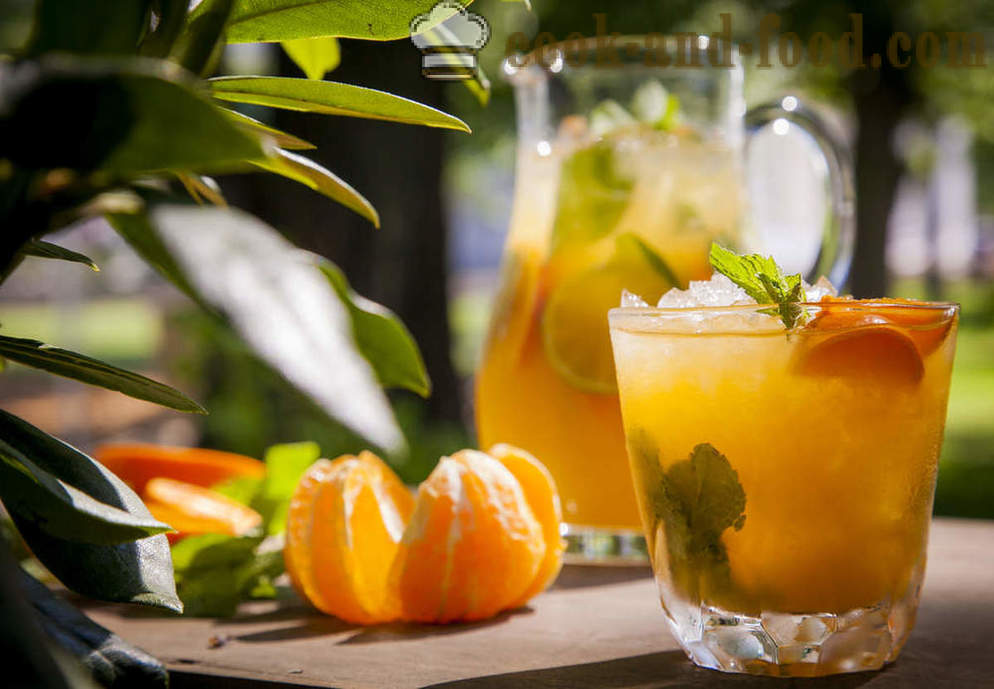 Pescado fresco: mandarina menta y limonada de frambuesa - recetas video en el país